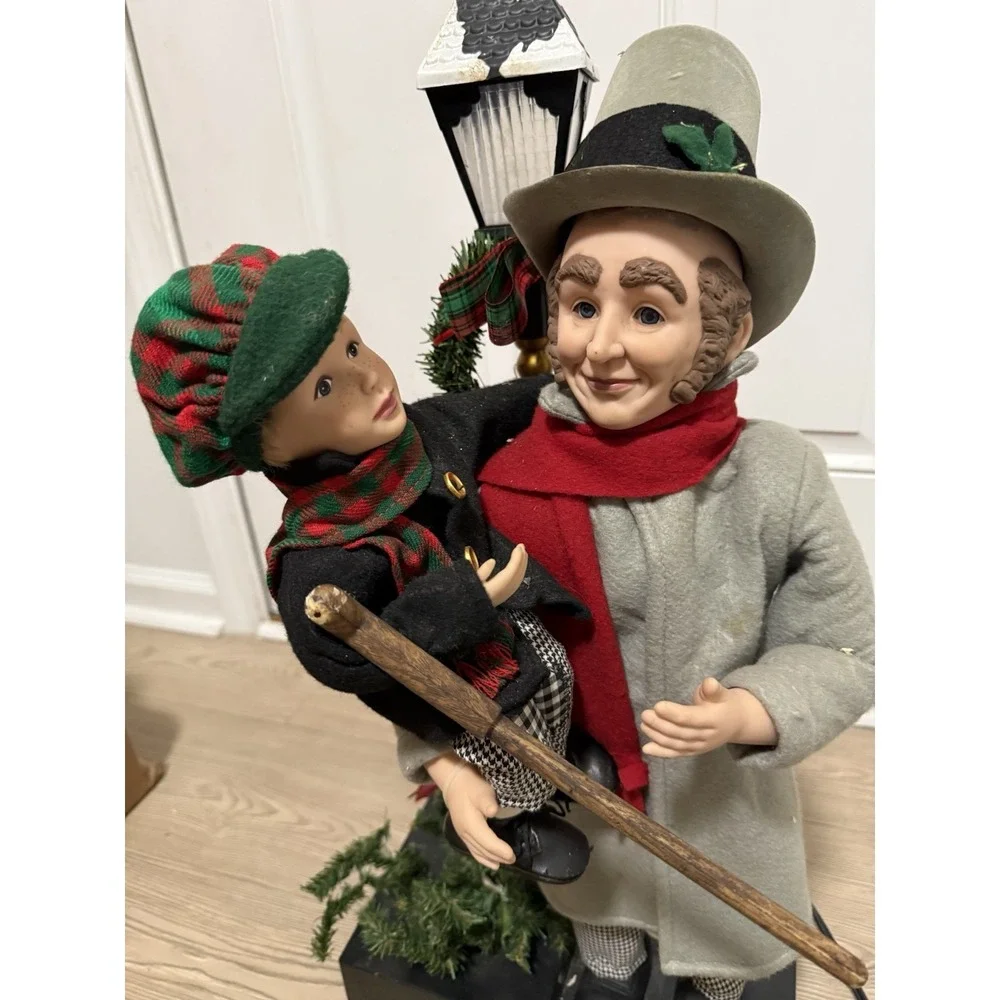 Vtg. Holiday‎ Creations Tiny Tim & Scrooge 36